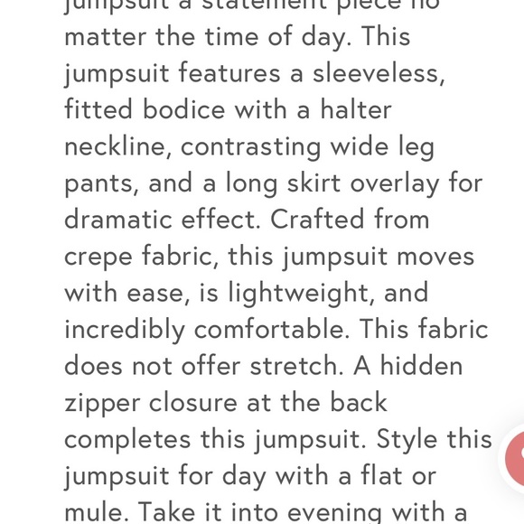 White color block jumpsuit - Picture 7 of 7